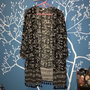 DONATING SOON LAST CALL Black Elephant Kimono